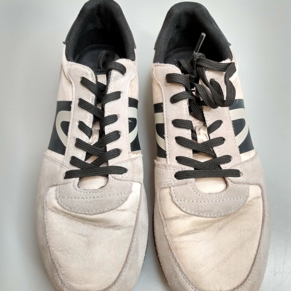 Tretorn Womens Loyola 1.0 Black Metallic Beige Sneakers Size 9 Retro Casual Shoe